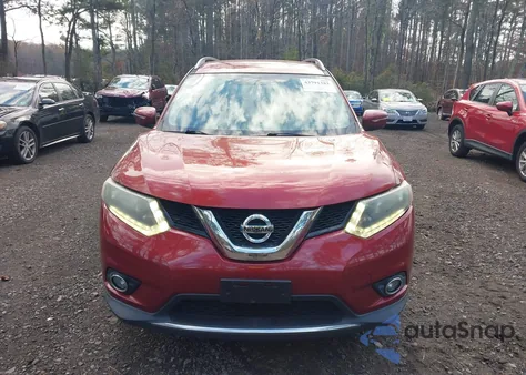 2014 Nissan Rogue Sv z USA, uszkodzony, nr VIN 5N1AT2ML4EC751633